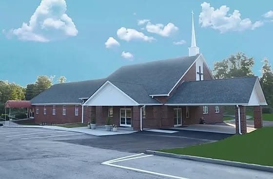 The Crossroads congregation together on a Sunday morning